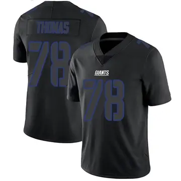 Men's Nike Andrew Thomas Royal New York Giants Classic Player Game