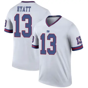 Jalin Hyatt Youth New York Giants Nike Color Rush Jersey - Limited White