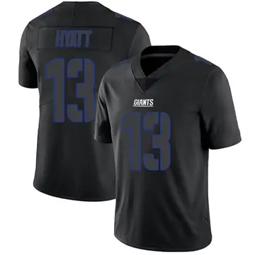 Nike Men's New York Giants Jalin Hyatt #84 Blue Game Jersey