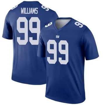 Leonard Williams Men's Nike Royal New York Giants Custom Game Jersey Size: 4XL