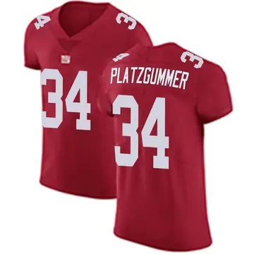 Men's Nike Sandro Platzgummer Royal New York Giants Game Player Jersey