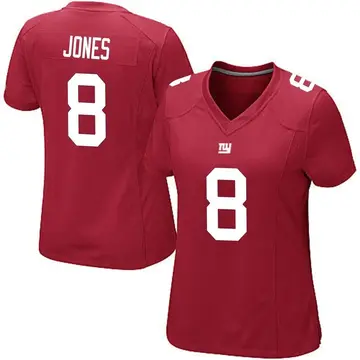 Limited Women's Daniel Jones Pink Jersey - #8 Football New York Giants Rush  Fashion Size S