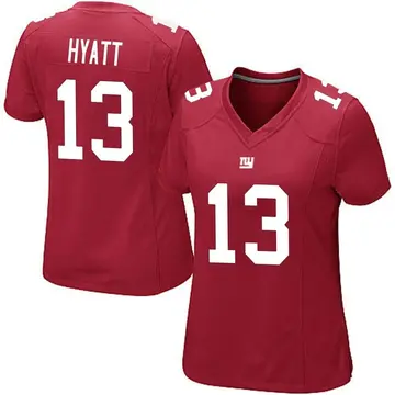 Nike Men's New York Giants Jalin Hyatt #84 Blue Game Jersey