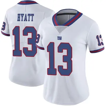 Jalin Hyatt Youth New York Giants Nike Color Rush Jersey - Limited White