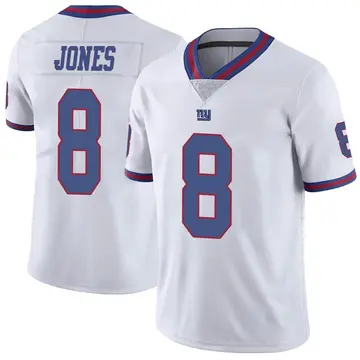 Limited Women's Daniel Jones Pink Jersey - #8 Football New York