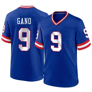 Graham Gano Name & Number Game Day V-Neck T-Shirt - Royal - Tshirtsedge